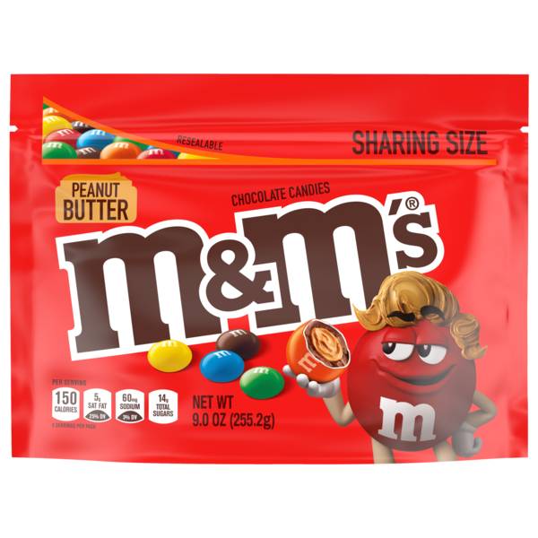 M&M's Peanut Butter Stand Up 9oz