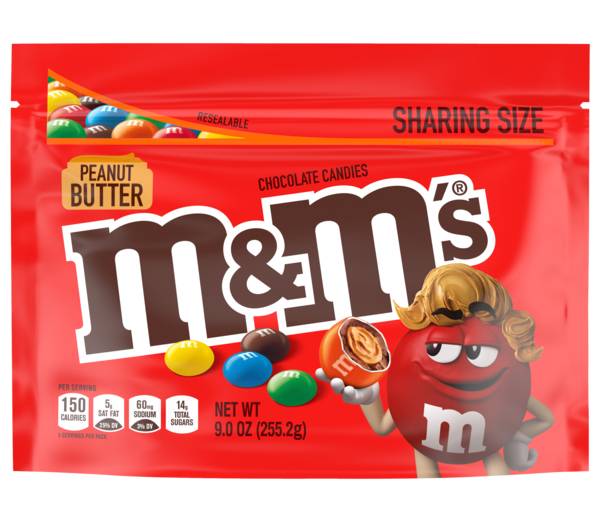 M&M's Peanut Butter Stand Up 9oz