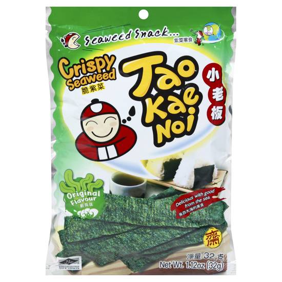 Tao Kae Noi Crispy Original Flavour Seaweed Snack