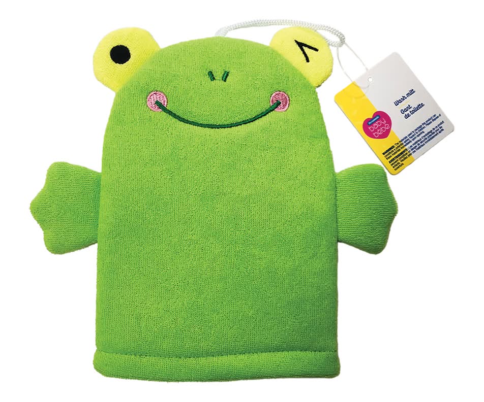 Personnelle un gant de toilette pour bébé