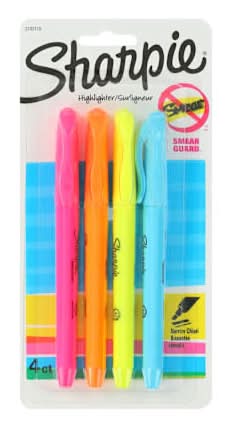 Sharpie® Highlighters 4-Pack