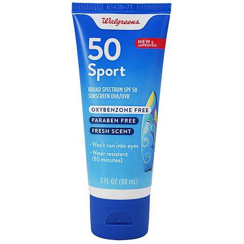 Walgreens Sunscreen Sport 50 Lotion - 3.0 fl oz