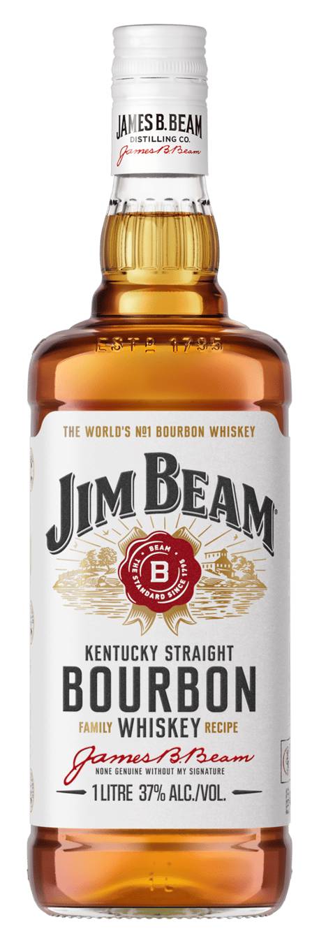 Jim Beam White Label Bourbon 1l