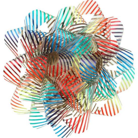 Metallic Rainbow Gift Bow