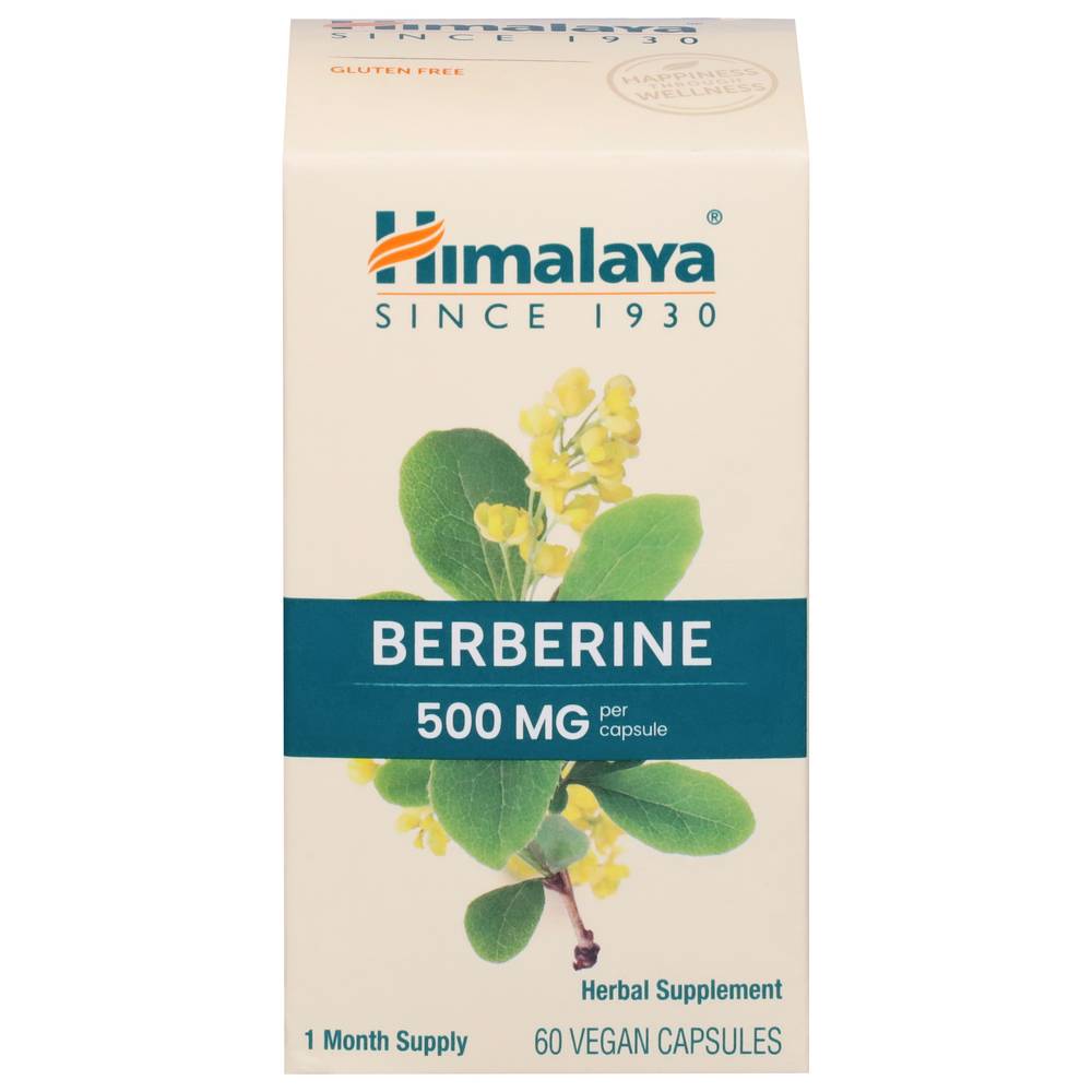 Himalaya Berberine Herbal Supplement Capsules (60 ct)