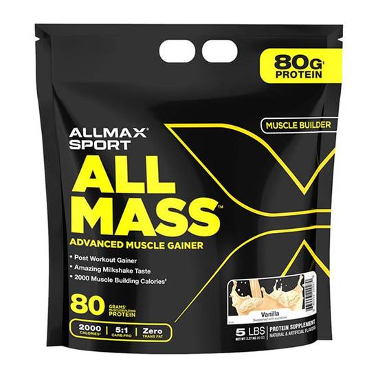 Allmax Allmass Vanilla Muscle Gainer (2.26 kg)