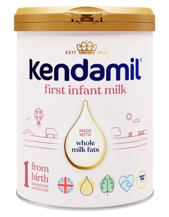 Kendamil Stage 1, First Infant Milk Whole Milk Baby Formula (800g)