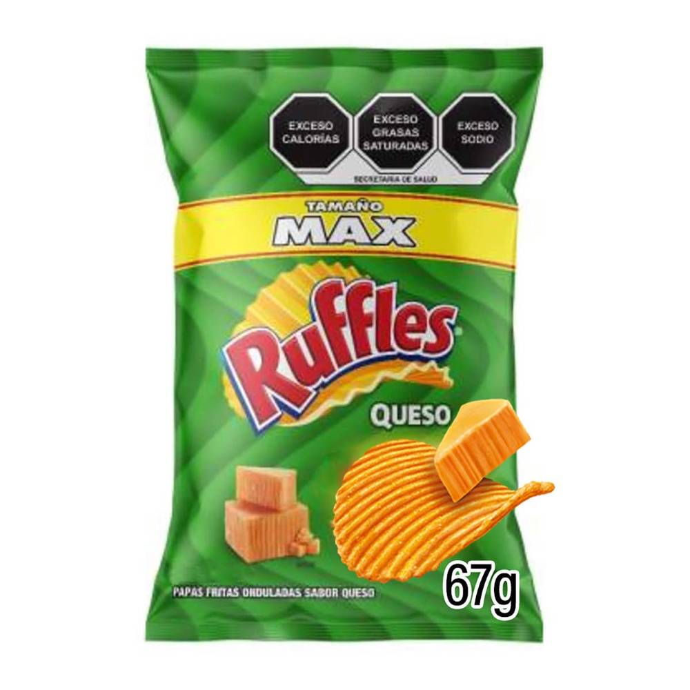 Sabritas · Ruffles, queso (61 g)