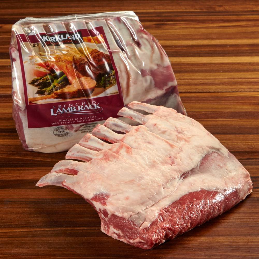 Kirkland Signature Frenched Lamb Rack (1.6 lbs)