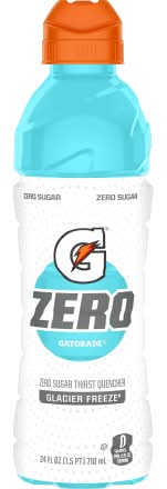 Gatorade Zero Sugar Thirst Quencher, Glacier Freeze (24 fl oz)
