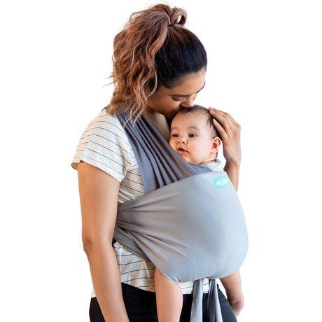 Moby Easy Wrap Baby Carrier Wrap (smoked pearl)