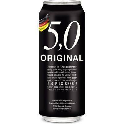 5.0 ORIGINAL Cerveza Pils Lata 500ml