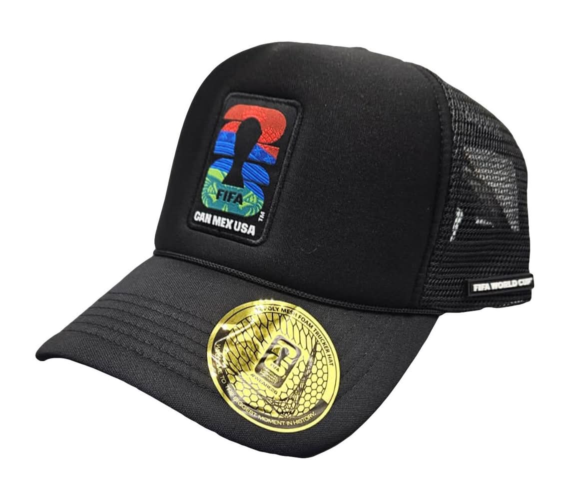 In Motion Design Fifa World Cup 2026 Trucker Hat, Unisex, Black