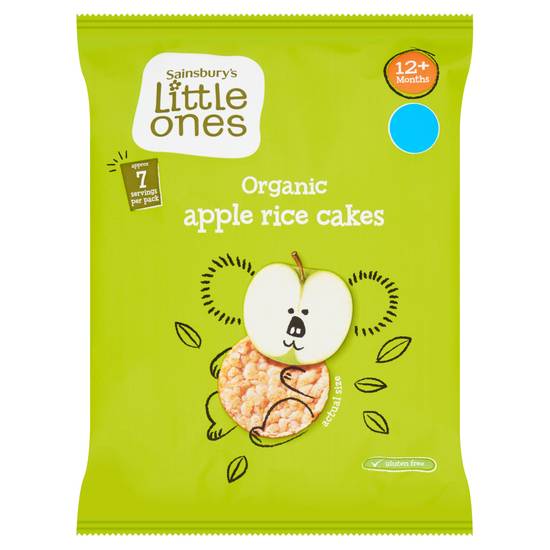 Sainsbury's Little Ones Organic Apple Rice Cakes 40g