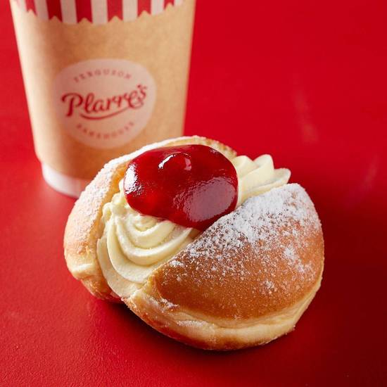 Fresh Cream and Jam Donut