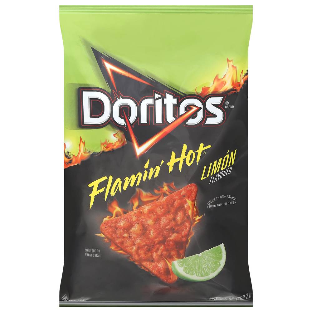 Doritos Flamin Hot Tortilla Chips, Limon (9.25 oz)