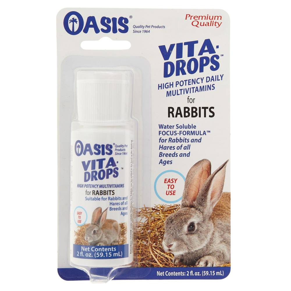 Oasis Vita-Drops High Potency Rabbit Daily Multivitamins (Color: Assorted)