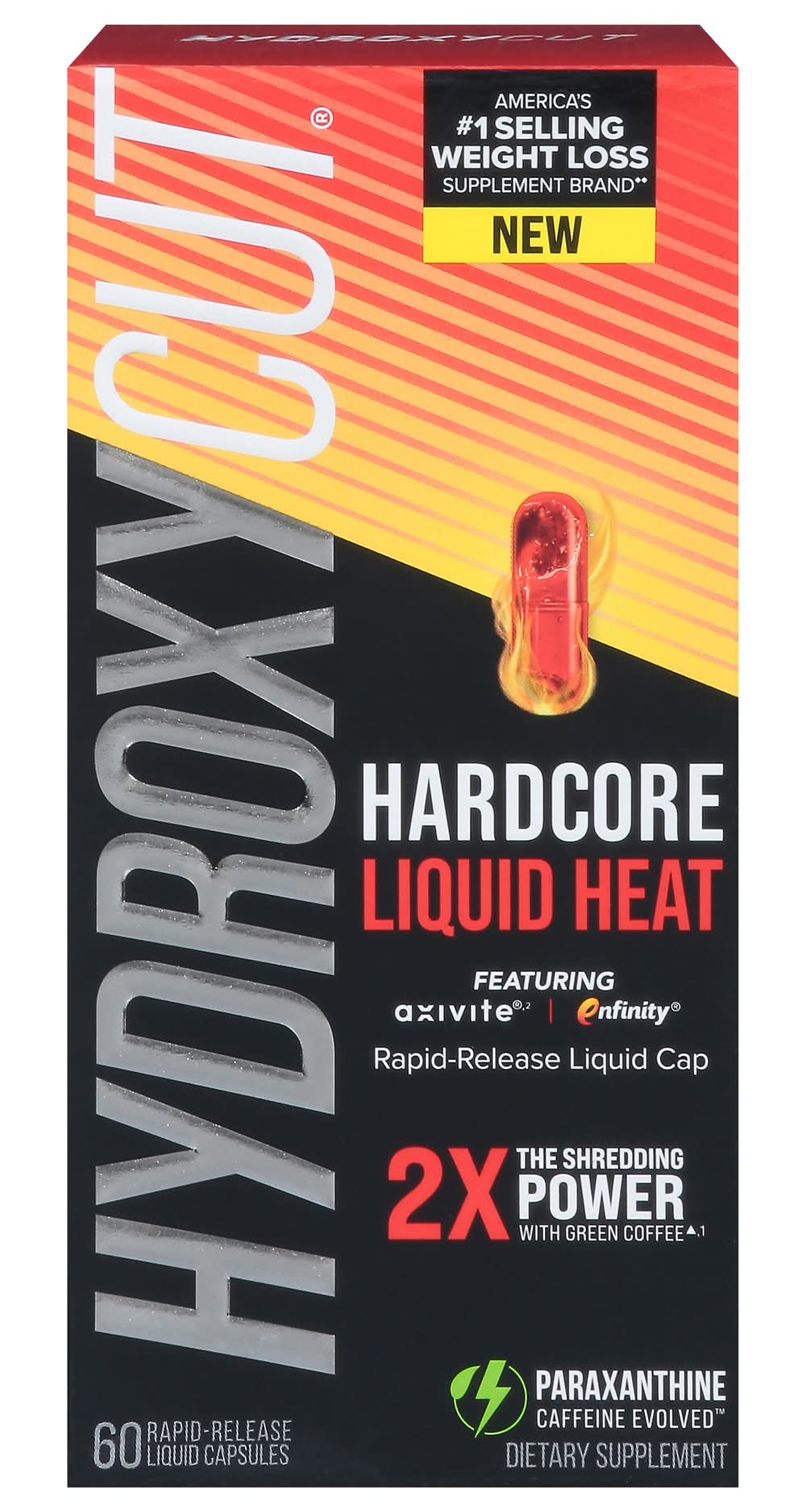 Hydroxycut Hardcore Liquid Heat Capsules (60 ct)