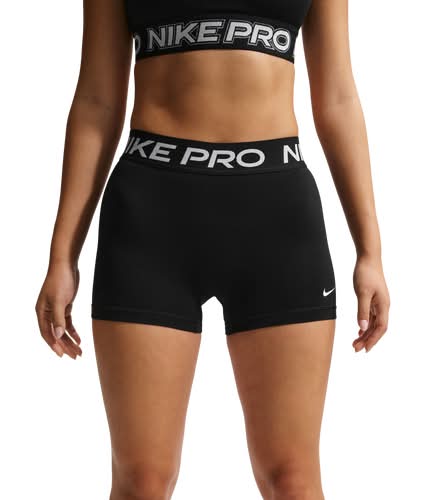 Nike Womens 365 USM 3" Shorts - Black/Black Size S
