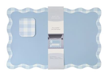 Desk Mat Orgainzer Blue