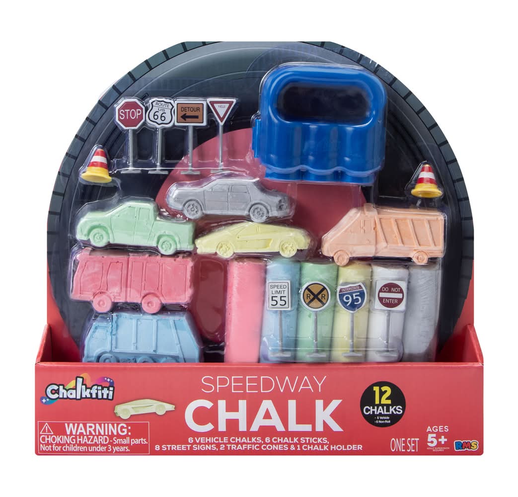 Chalkfiti Speedway Chalk Set 12-Count