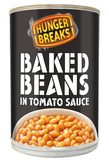 Hunger Breaks Baked Beans in Tomato Sauce (410g)