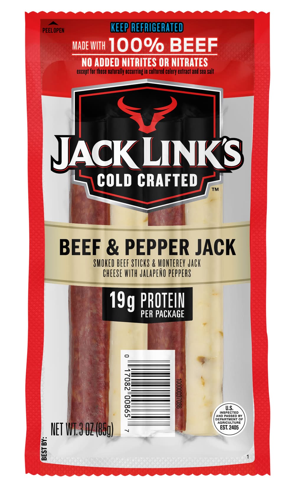 Jack's Cold Crafted Beef & Pepper (3 oz)