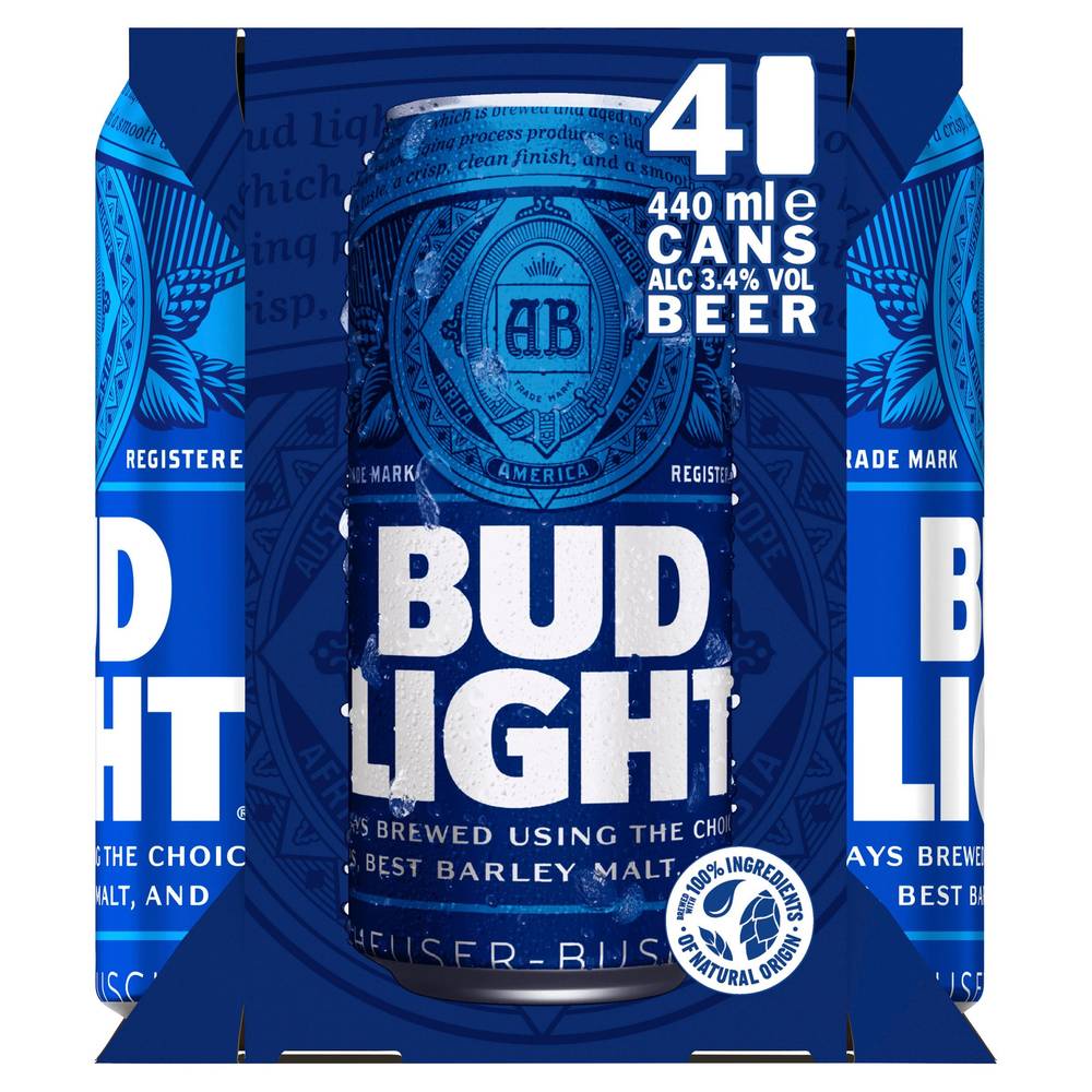 Bud Light 4x440ml Lager