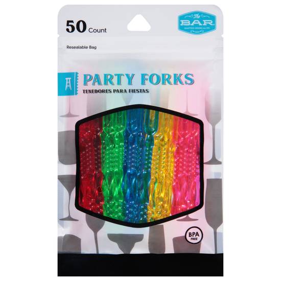 The Bar Bpa Free Party Forks (50 ct)