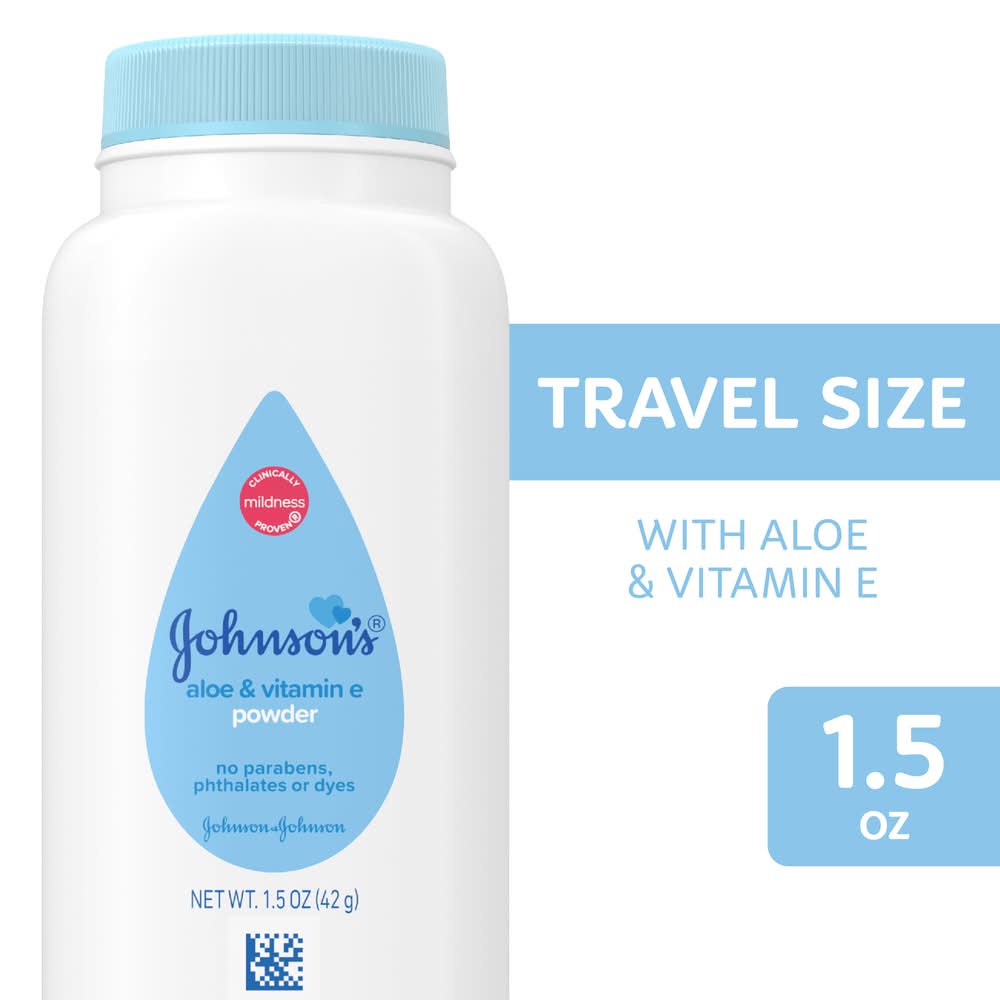 Johnson's Aloe & Vitamin E Powder (1.5 oz)