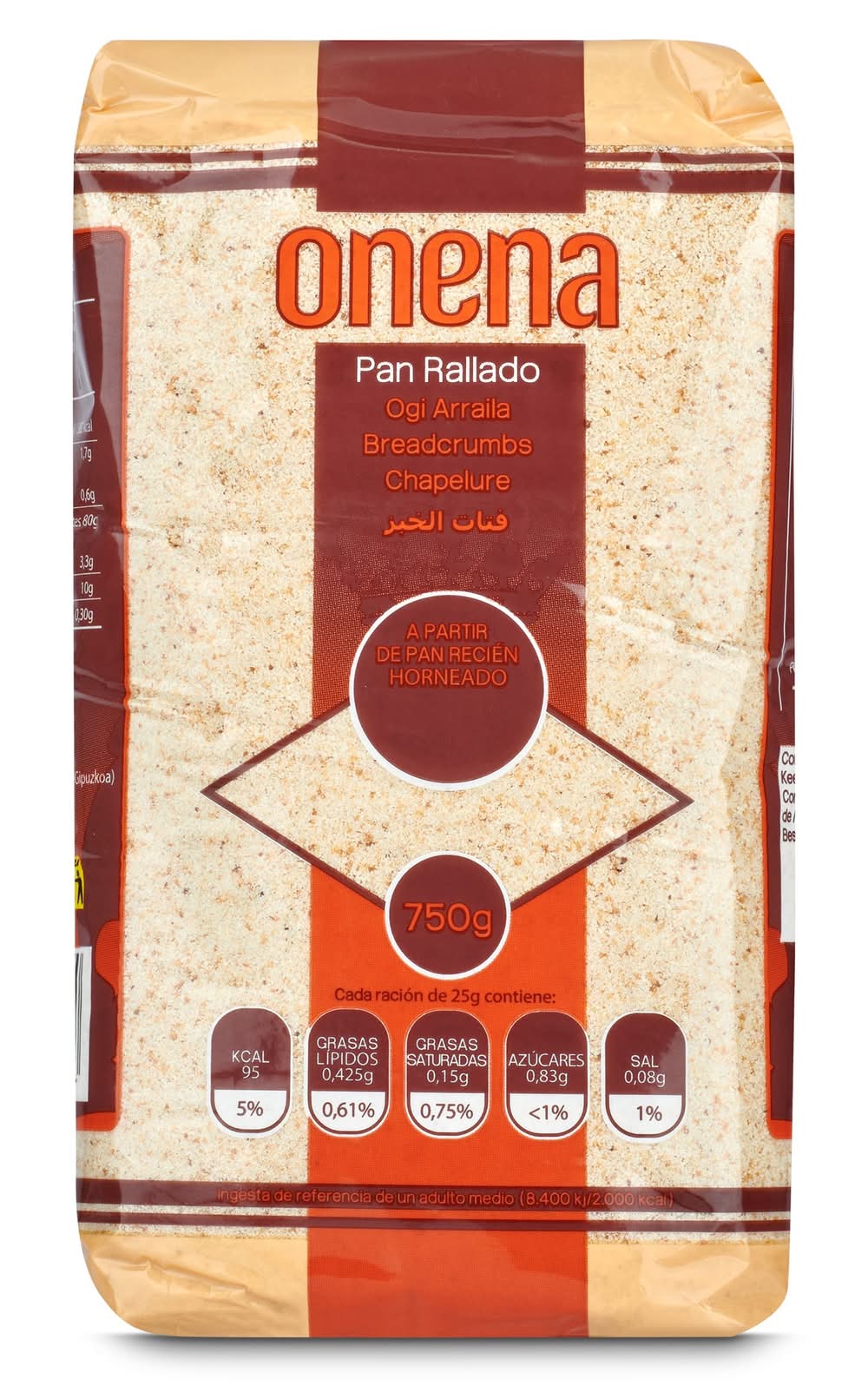Pan Rallado Onena Bolsa 750 G