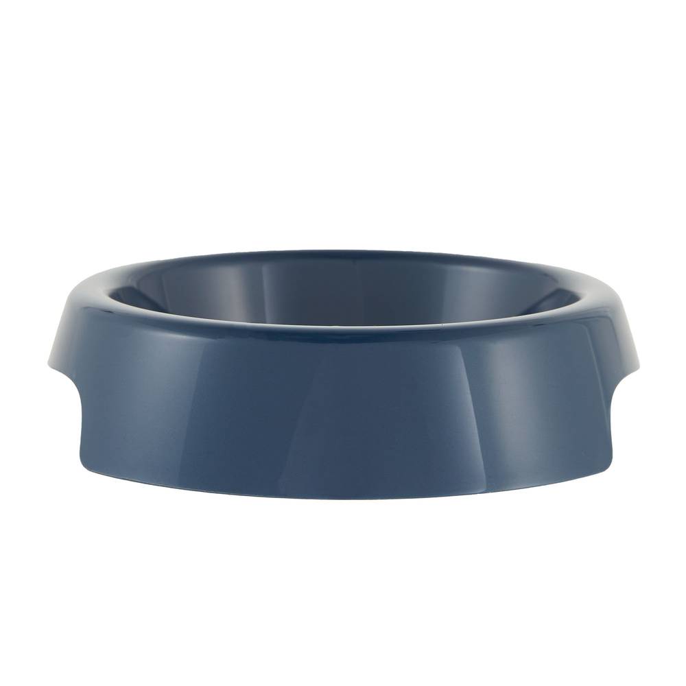 Top Paw Pearl Plastic Dog Bowl (1.25in/blue)