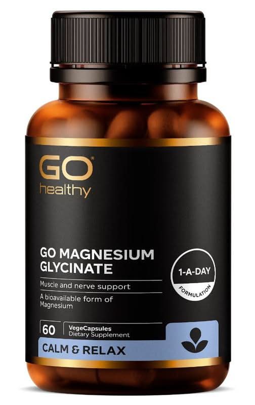 GO Healthy GO Magnesium Glycinate VegeCapsule 60s