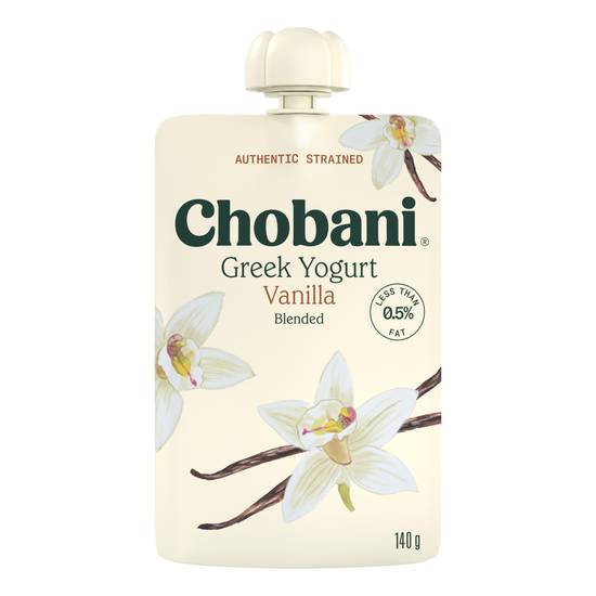 Chobani Greek Yogurt Pouch Vanilla 140g