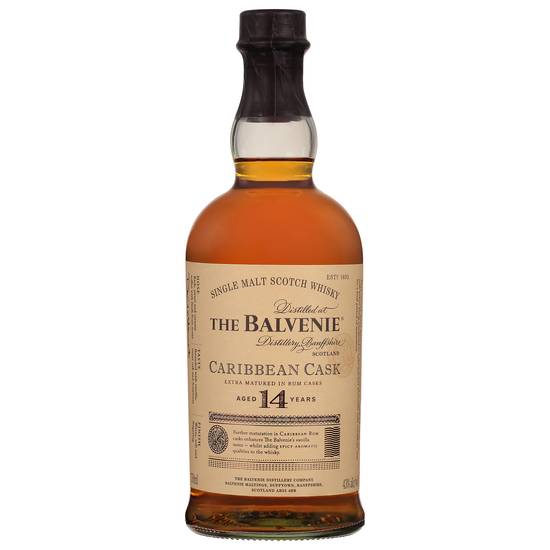 The Balvenie Caribbean Cask Single Malt Scotch Whisky (750 ml)