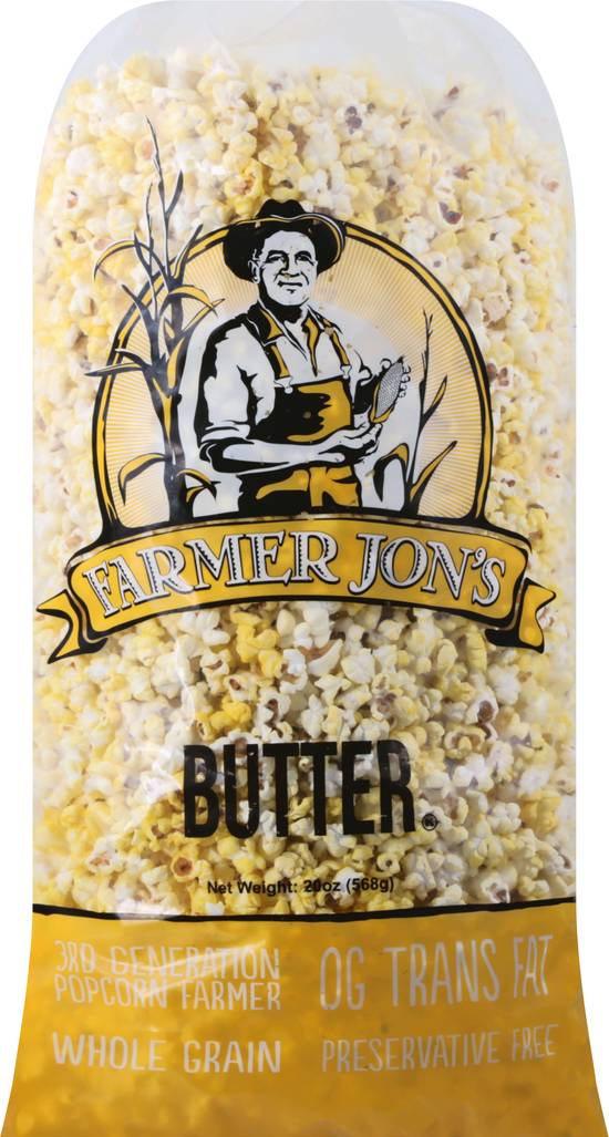 Farmer Jon's Popcorn Whole Grain Butter Popcorn (20 oz) Delivery Near
