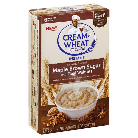  Cream of Wheat Instant Hot Cereal, Maple Brown Sugar