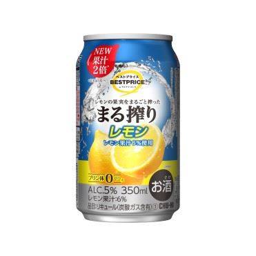 トップバリュ ベストプライス まる搾り レモン 350ml4549414440638