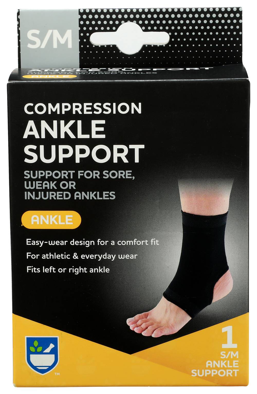 Rite Aid Compression Ankle Support Small Medium (1 ct)