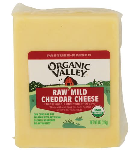 Organic Valley Organic Raw Mild Cheddar Cheese