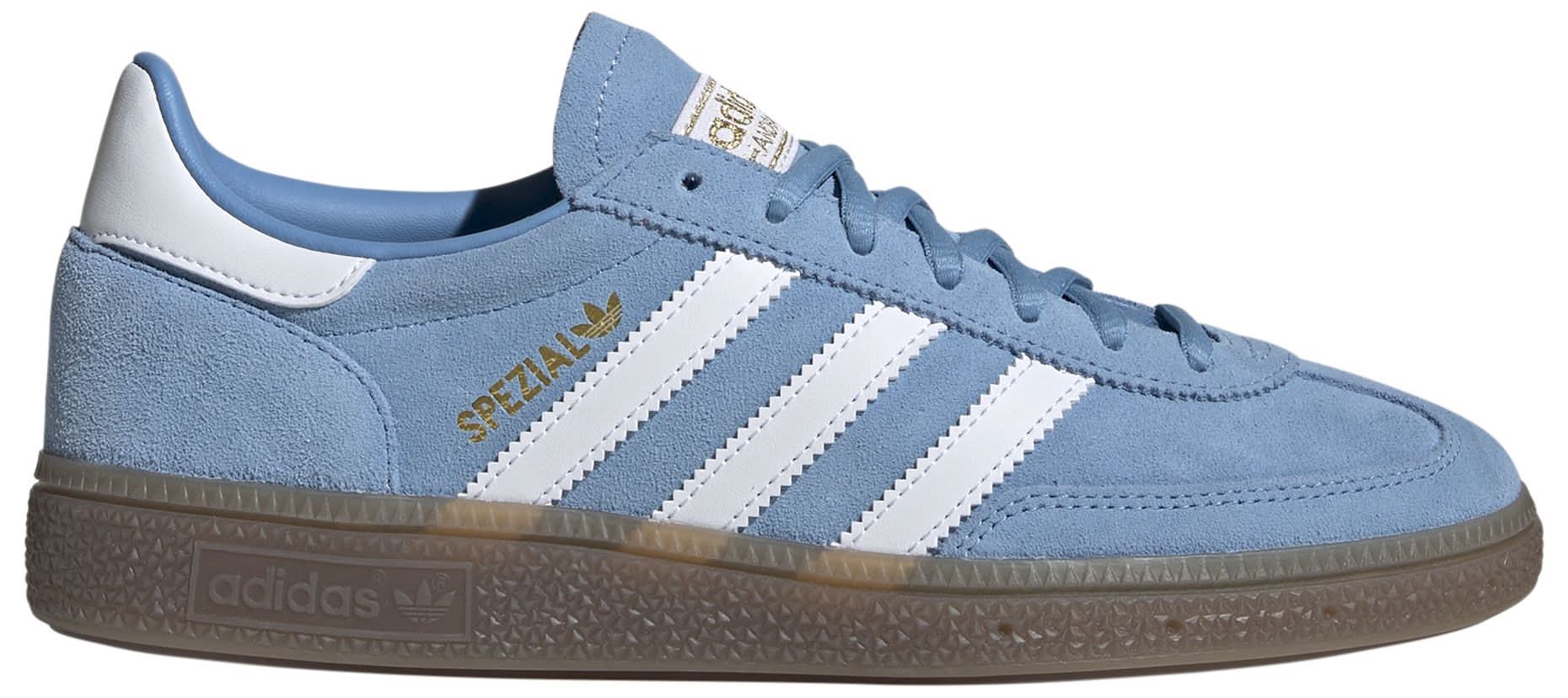 adidas Women's Handball Spezial Shoes (Light Blue, 7.0)