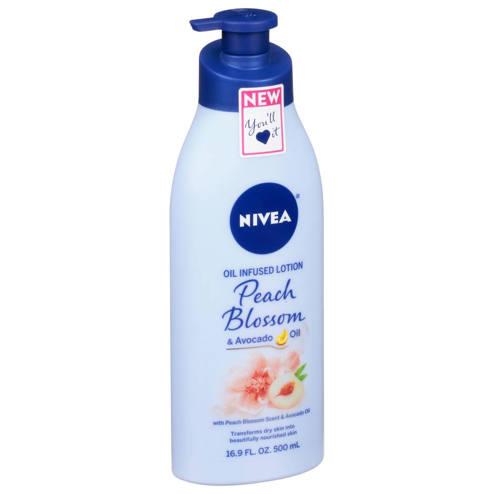 Nivea Oil Infused Lotion, Peach Blossom & Avocado Oil (1.06 lbs)