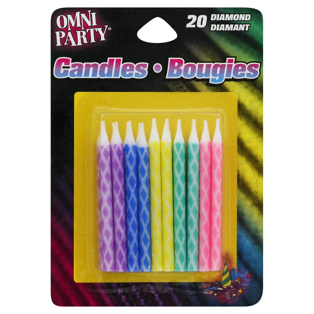 Omni Party Diamond Candles (20 ct)