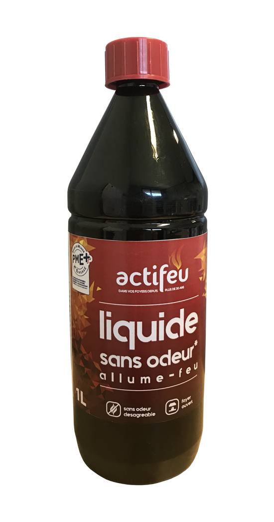 Actifeu - Liquide allume feu paraffine sans odeur