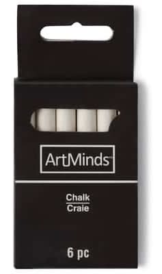 ArtMinds Chalk, White (6 ct)