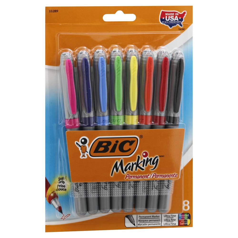 Bic Marking Ultra Fine Assorted Permanent Marker ( 8 ct )