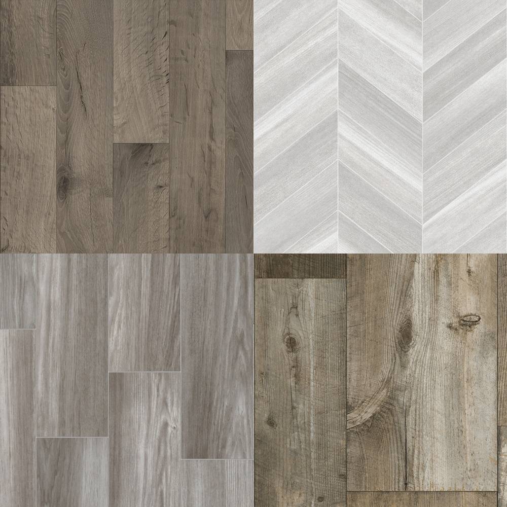 Tarkett Assorted Colors Multiple Colors/Finishes Patterned Look 0.12-mil x 8-ft W Water Resistant Pre-cut Vinyl Sheet Flooring | L10008X12