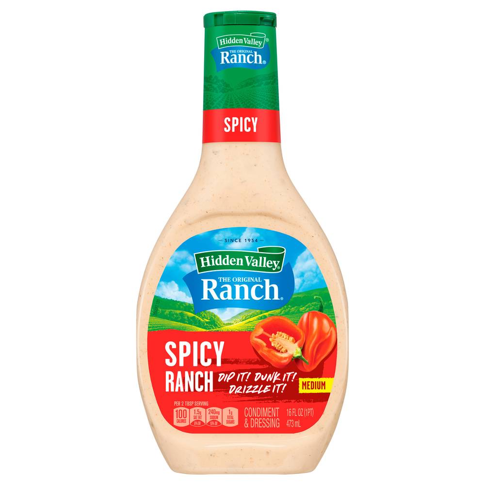 Hidden Valley Spicy the Original Ranch Topping & Dressing (16 fl oz)