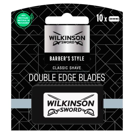 Wilkinson Sword Barber's Style Men's Double Edge Blades (10 ct)