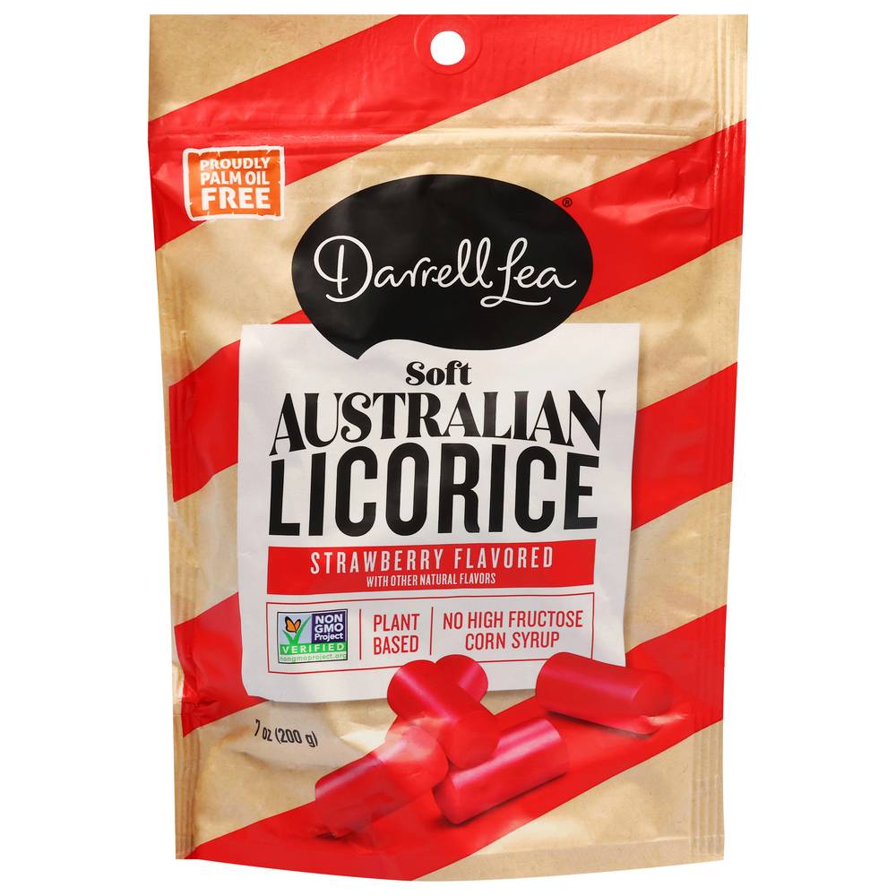 Darrell Lea Plant Based Strawberry Australian Liquorice (7 oz)